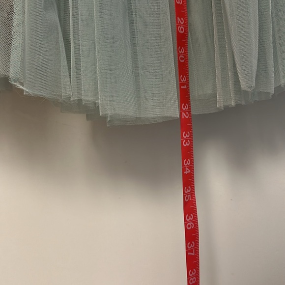 MINT GREEN MIDI/MAXI SKIRT - Picture 4 of 4